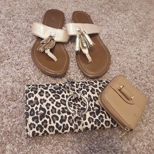 Nicole Sandals with two wallets